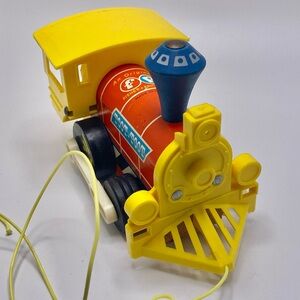 Vintage Fisher Price Toot Toot Pull Train